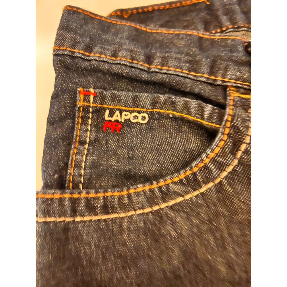 LAPCO FR Flame Resistant Work Jeans Mens 42x32 Protect 350 Denim NFPA 2112 P-IND